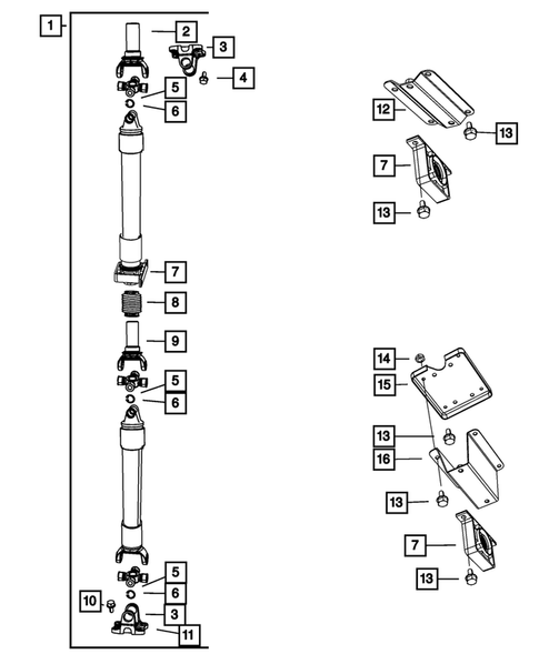 Drive Shaft for 2010 Dodge Ram 2500 #0