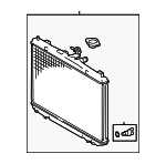 160410P280 - : Radiator Assembly for Toyota Image