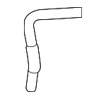 162640P020 - Cooling System: Engine Coolant Hose for Toyota: Avalon, Camry, Highlander, Sienna Image