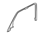 80A8676714PK - Body: Window Trim for Audi Image