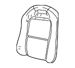 92147450 - Body: Seat Back Cover for Pontiac: GTO Image