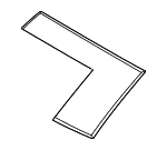 871312H000 - Body: Reveal Molding for Hyundai: Elantra Image