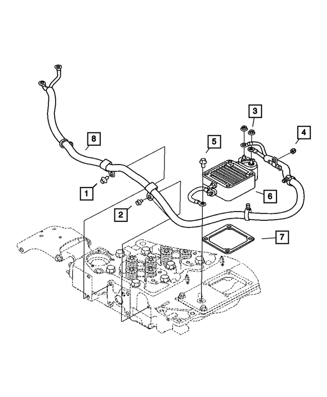« 5114336AB –  : Chauffage D`air D`admission Cablage pour Mopar Image »