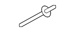 981811 - Body: Molding Rivet for Volvo: S80, XC40, XC60, XC70 Image