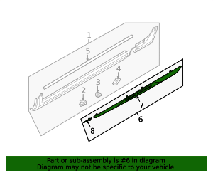 Genuine Rocker Panel Guard for 2008-2016 Volvo XC70 | Part# 31439191 ...