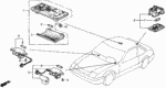 90152SE0003 - Electrical/Exhaust/Heater/Fuel: NUT, GROUND (5MM) (ZN) for Honda Image