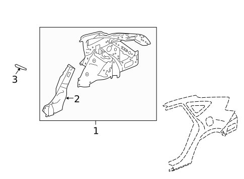 Inner Structure for 2012 Honda Crosstour #0