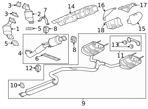Exhaust Components for 2013 Buick LaCrosse #0
