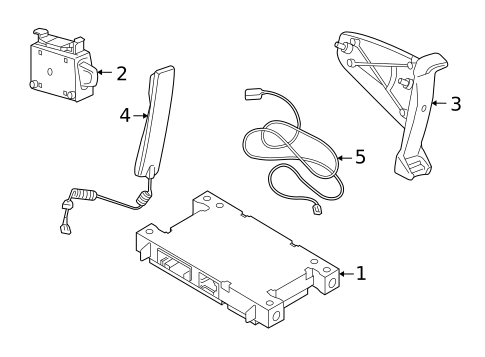 Communication System Components for 2011 Volvo XC70 #0