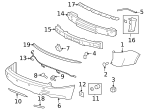 11570498 - Body: Side Cover Bolt for GM Image