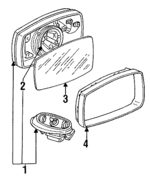 893857529C3FZ - Body: Bezel for Audi Image