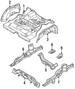 91171419 - Body: Inner Wheelhouse for Chevrolet: Metro Image