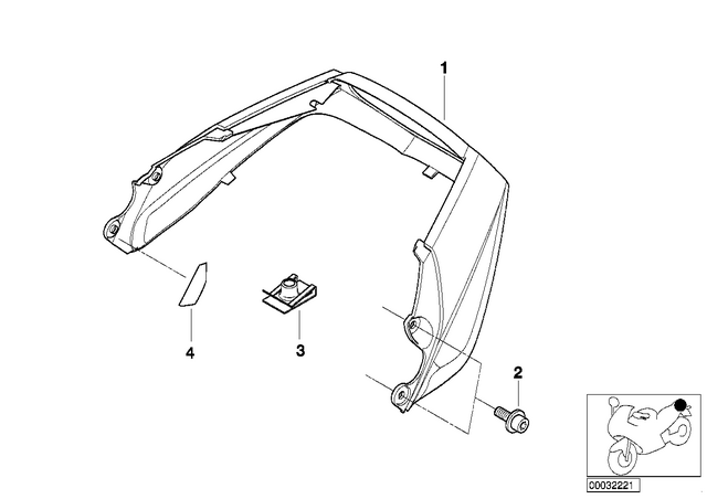 7119919905 - Seats and Seat Bench: Fillister Head with Washer - M5X12 for BMW-Motorrad Image