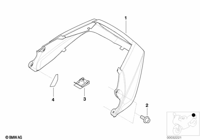 7119919905 - Seats and Seat Bench: Fillister Head with Washer - M5X12 for BMW-Motorrad Image image