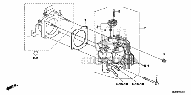 Throttle Body for 2012 Honda Odyssey #0
