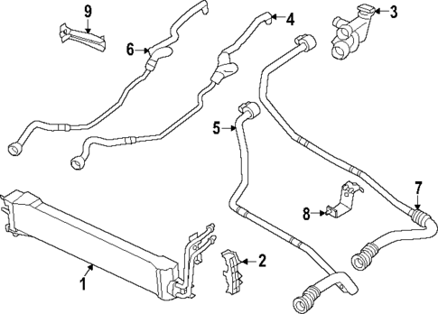 Trans Oil Cooler for 2024 BMW X6 #0