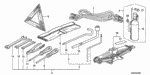 70030SDNA00 - Interior/Bumper: WRENCH, SUNROOF for Honda Image