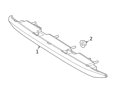 High Mounted Stop Lamp for 2019 Volvo XC60 #0