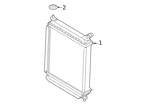 Radiator & Components for 2024 BMW X6 #3