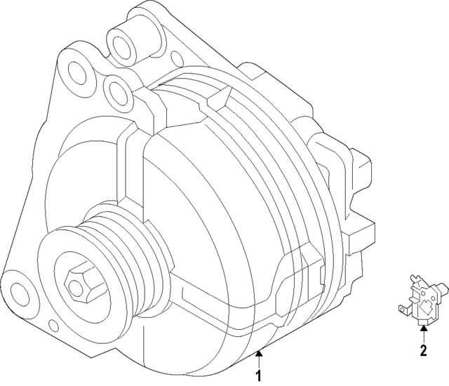 6J903803A - : Voltage Regulator for Volkswagen Image