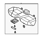 88300CL70C - Body: Seat Cushion for INFINITI: FX35, FX45 Image