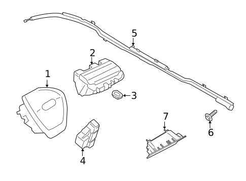 Air Bag Components for 2022 Ford Transit Connect #0