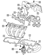 6101232 - Clutch: Hex Flange Head Bolt for Mopar Image