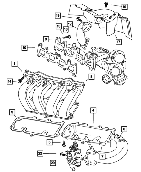 Manifolds for 2005 Chrysler Sebring #0