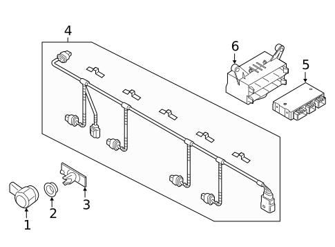 Bumper & Components - Rear for 2017 Volkswagen Touareg #1