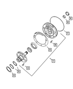 5016410AA - Automatic Transaxle 3 Speed: Transmission Oil Pump for Mopar Image