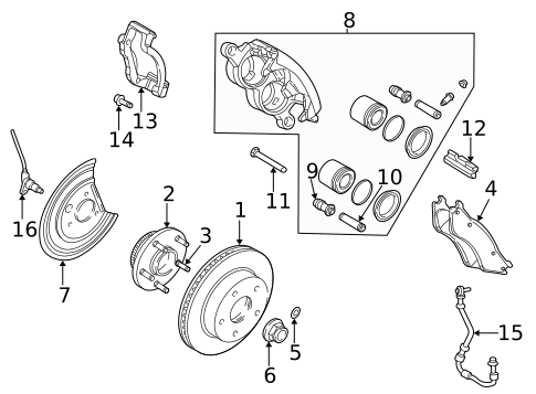 Front Brakes for 2004 Dodge Ram 1500 #2
