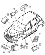 5142288AA - Electrical: Anti-lock Brakes Module for Chrysler: PT Cruiser Image