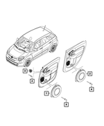 6509715AA - Electrical: Pop Rivet for Mopar Image