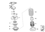 31332283411 - : Front Coil Spring for BMW Image