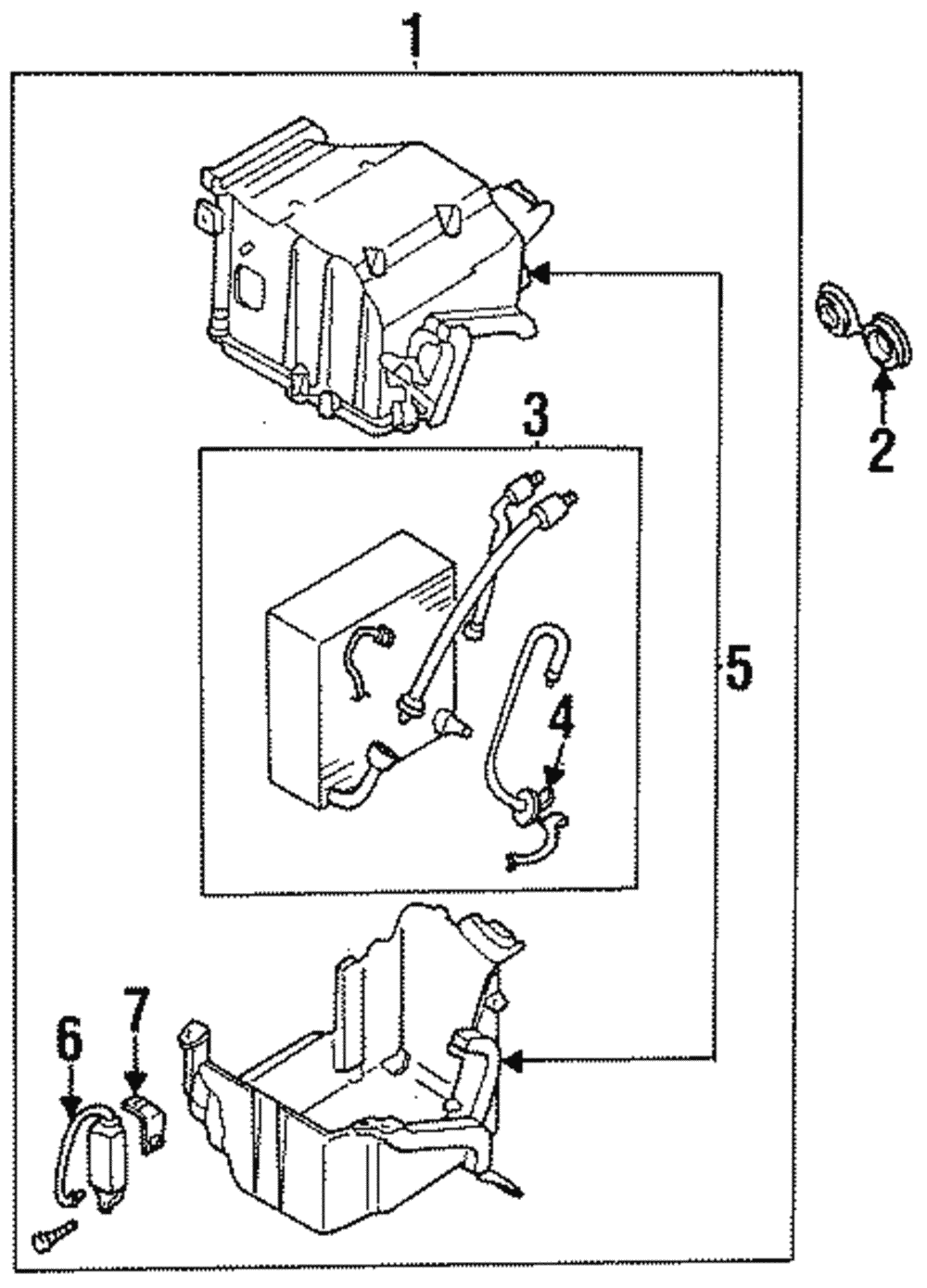 Evaporator Assembly Grommet - Nissan (92560-1M200)