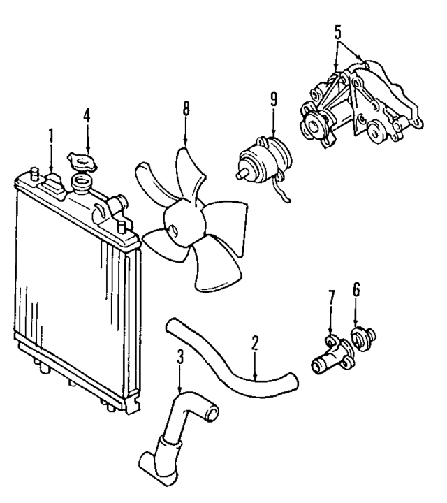 91173912 - Cooling System: Radiator for GM Image