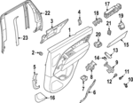 LR178747 - : Window Molding for Land-Rover Image