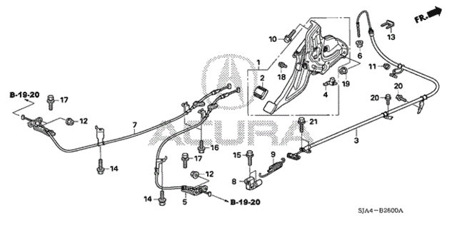 Parking Brake for 2005 Acura RL #0