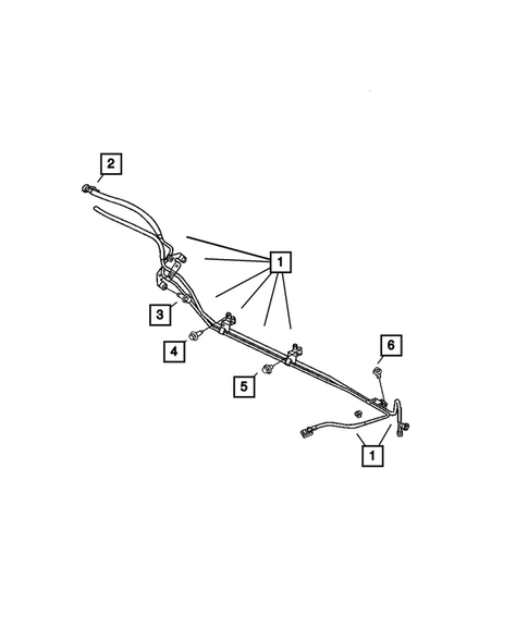 Fuel Lines for 2008 Dodge Durango #0