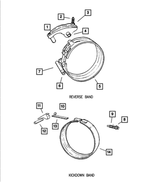 4202764AB - Automatic Transmission 3 Speed: Reverse Band Lever for Mopar Image