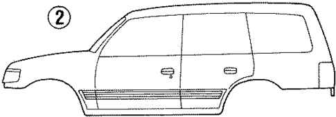 Stripe Tape for 2000 Mitsubishi Montero #0