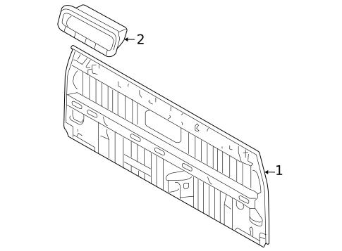 Back Panel for 2006 Toyota Tacoma #0