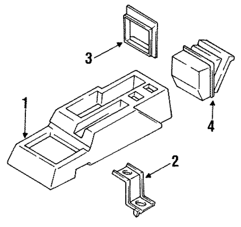 Center for 1991 Subaru Justy #0
