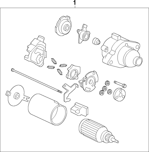 Starter for 2017 Acura TLX #0