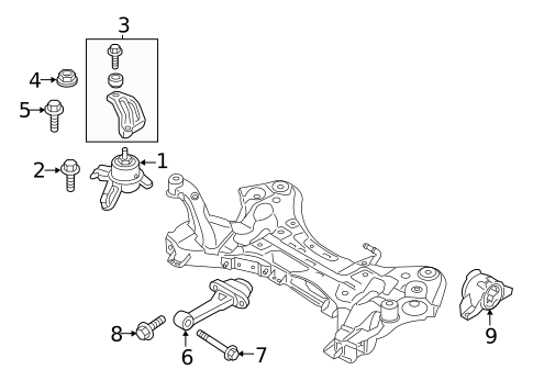 Engine & Trans Mounting for 2016 Hyundai Azera #0