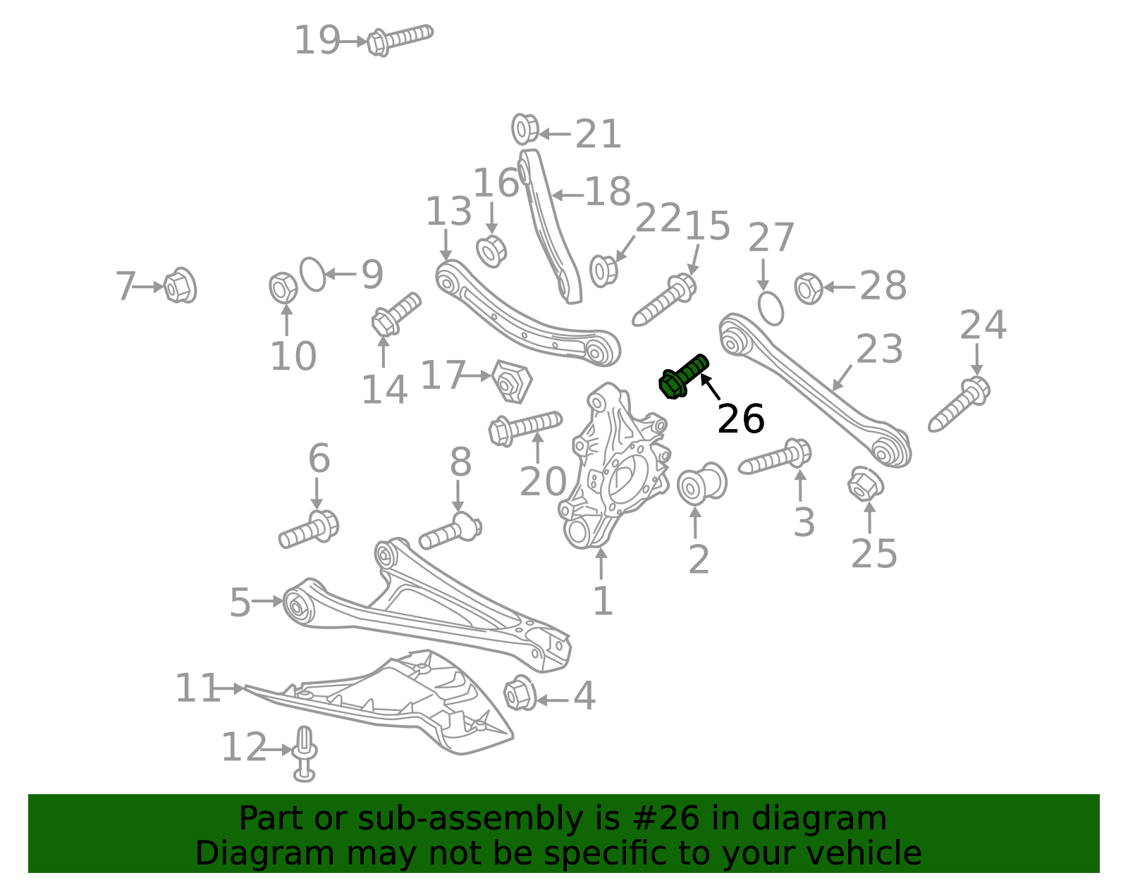 Wht 001 702 2004-2017 Volkswagen Touareg Track Bar Adjust Bolt WHT-001-834 | OEM ...