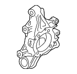 7P0505435B - Suspension: Knuckle for Volkswagen: Touareg Image