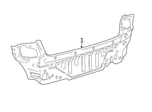 Rear Body for 2003 Hyundai Accent #1