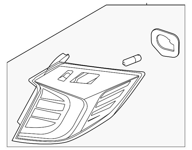 2020-2023 Hyundai Sonata Tail Lamp Assembly 92401-L5000 | OEM