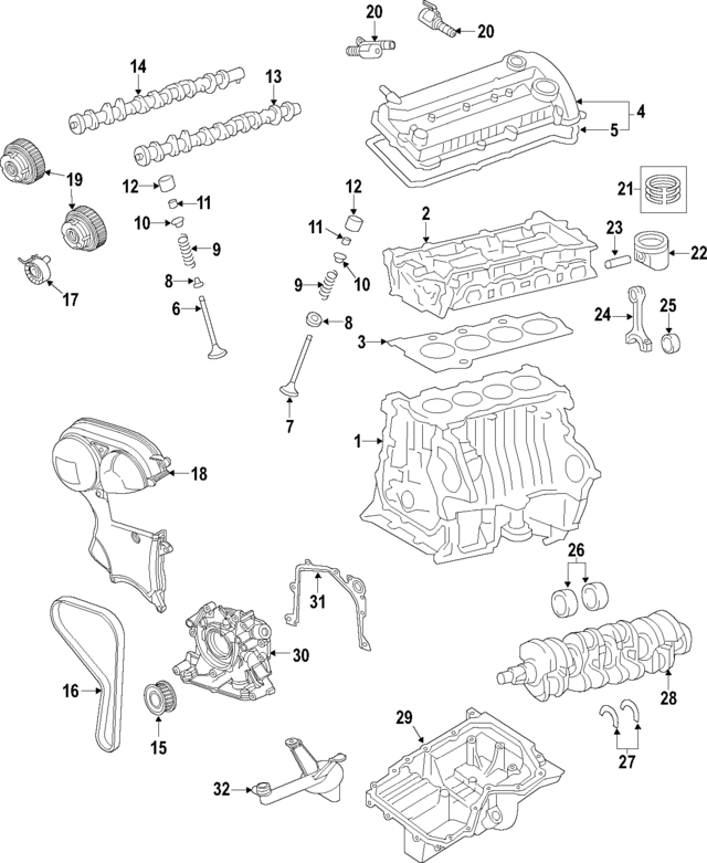 DS7Z6049K - : Cylinder Head for Ford Image